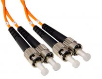 1M 3FT ST to ST 62.5/125 OM1 Multi Mode Duplex Fiber Optic Optical Cable Orange USED 1M 3FT ST to ST 62.5/125 OM1 Multi Mode Duplex Fiber Optic Optical Cable Orange USED